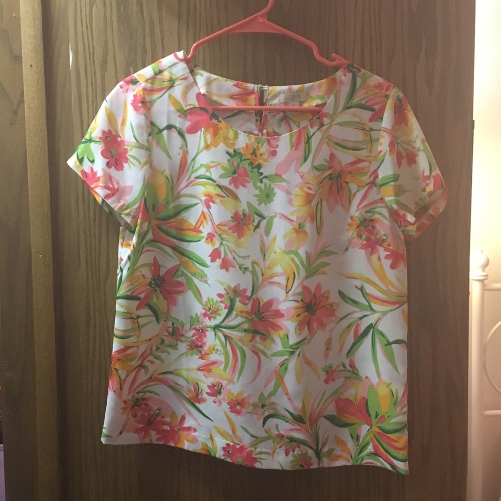 Jcrew Floral Top